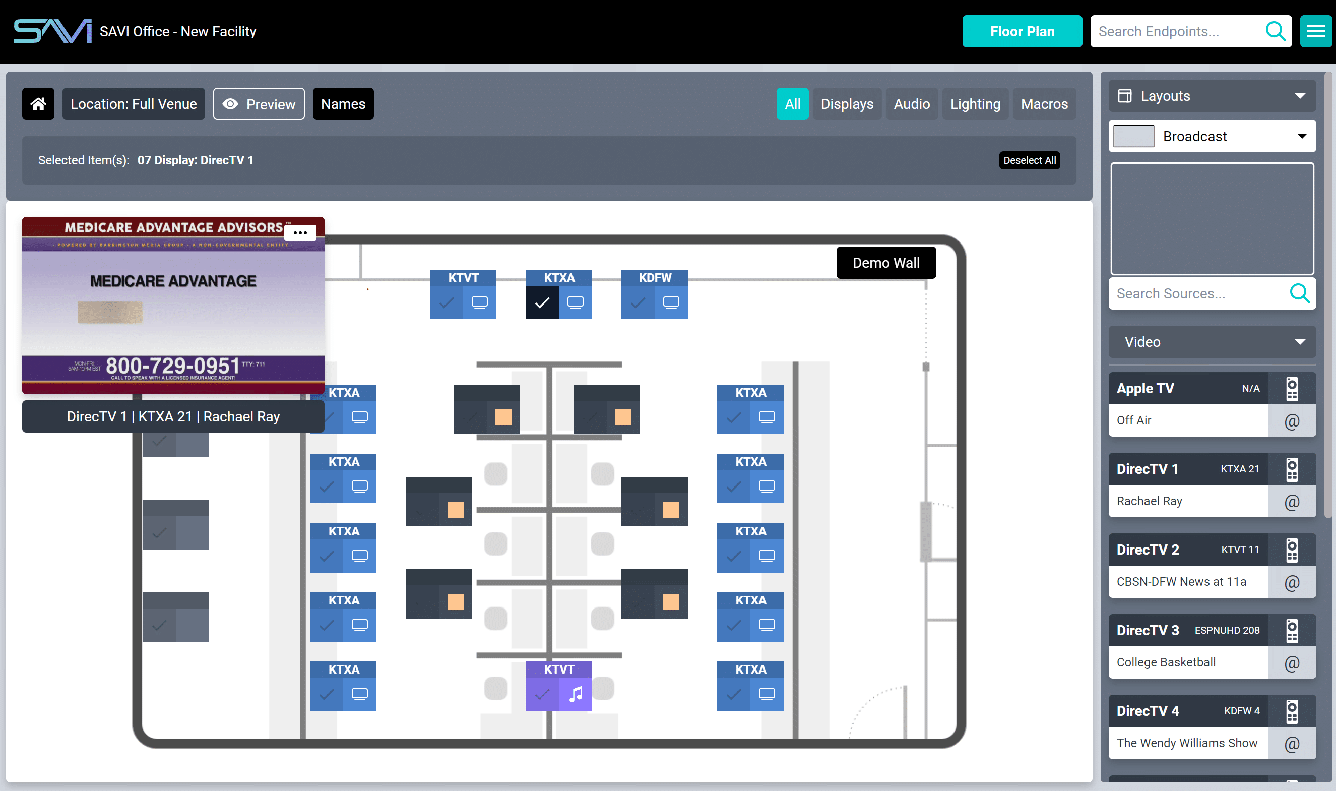 bar and restaurant map view