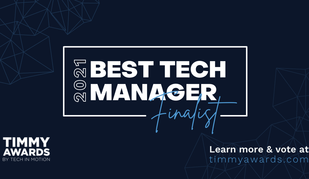 Best Tech Manager I Timmy Awards I Derek Wilson