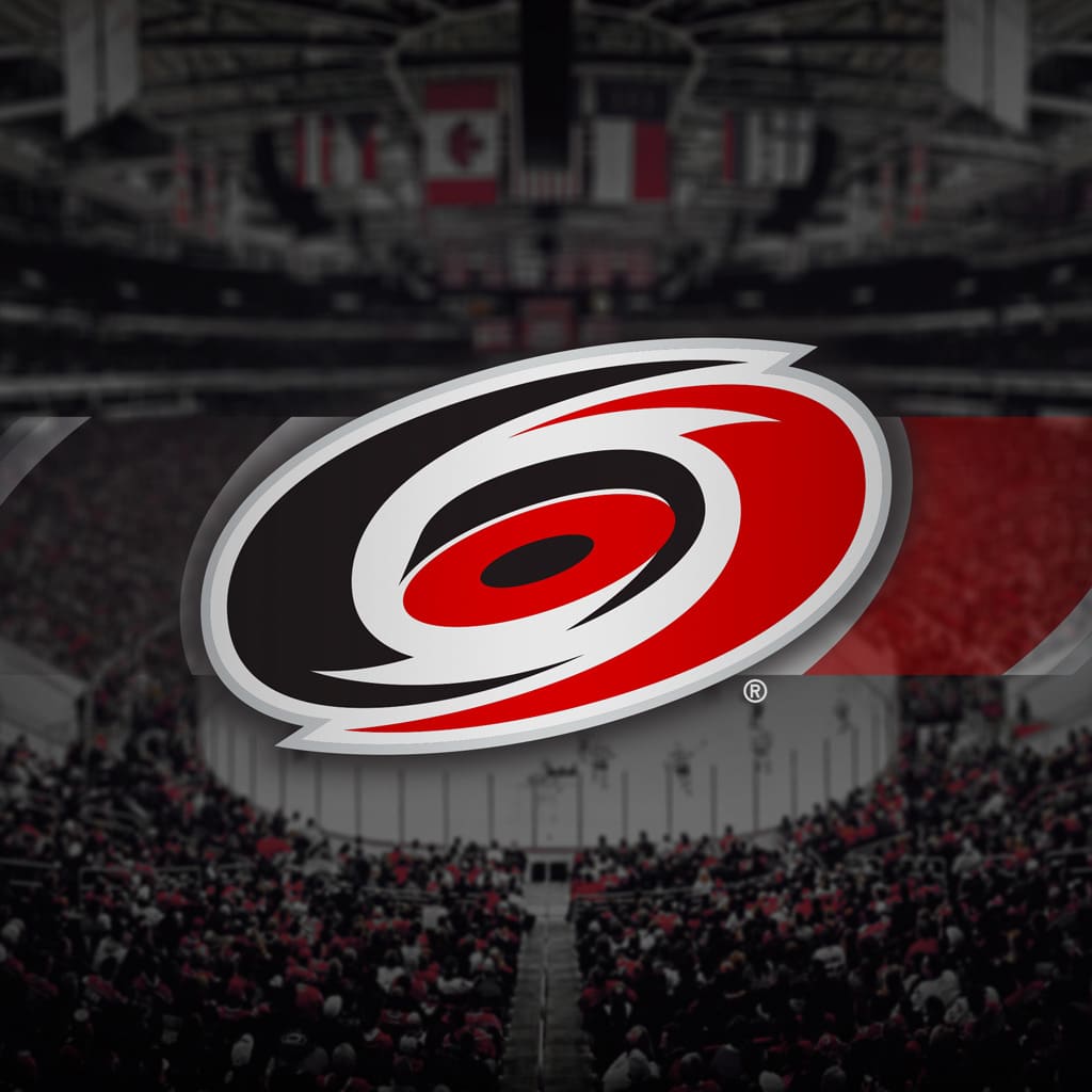 Team Logo - NHL Hurricanes Pin - The Locker Room of Downey