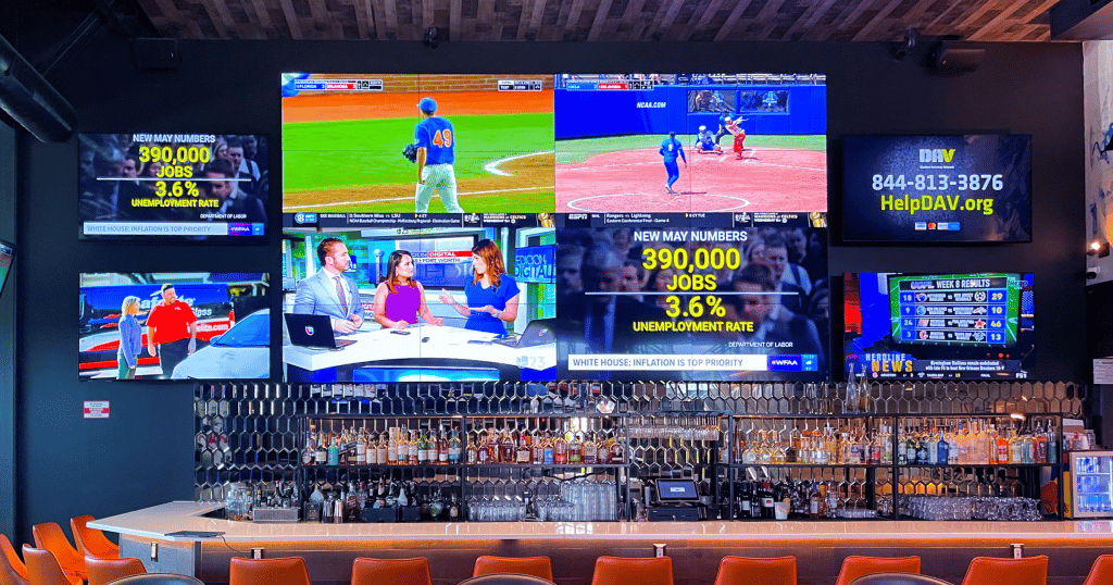 Video Wall vs. Projector Screen SAVI