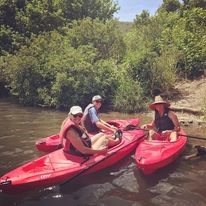 audrey post kayaking